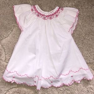 Baby girl smocked dress 3-6 months